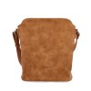 Dámská malá crossbody kabelka z eko kůže Tangerin 1107 KO - světle hnědá