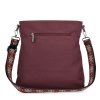 Dámská crossbody kabelka z eko kůže Carmelo 4366 BO - bordó
