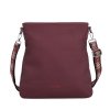 Dámská crossbody kabelka z eko kůže Carmelo 4366 BO - bordó