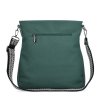 Dámská crossbody kabelka z eko kůže Carmelo 4366 ZE - zelená