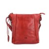 Dámská kožená crossbody kabelka Noelia Bolger NB 2086 CV - červená