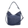 Dámská hobo kabelka z eko kůže Tangerin 1103 TM - tmavě modrá