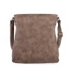 Dámská crossbody kabelka z eko kůže Tangerin 1101 H - hnědá
