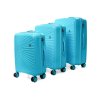 Zestaw walizek 3w1 POLIPROPYLEN PP6 LAZUROWY [24933] 1200