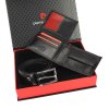 Pánská dárková sada Pierre Cardin ZG-103-BR peněženka/opasek - černá