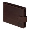 Pánská kožená peněženka EL FORREST 806-22 RFID - tmavě hnědá