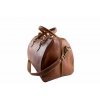 Cestovní kožená taška VIENNA M8923 -  hnědá