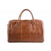 Cestovní kožená taška VIENNA M8923 -  hnědá