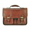 Pánská kožená business taška Gregorio 858 - hnědá