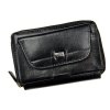 Pánská kožená taštička na opasek Rovicky CPR-043-BAR - černá