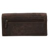 Dámská kožená peněženka Lagen PWL-388/W - tmavě hnědá