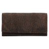 Dámská kožená peněženka Lagen PWL-388/W - tmavě hnědá