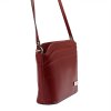 Dámská kožená elegantní menší crossbody kabelka LUKA 01-009 (509) - červená