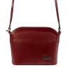 Dámská kožená elegantní menší crossbody kabelka LUKA 01-009 (509) - červená