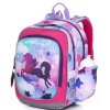 Školní dvoukomorový batoh Topgal ENDY 20002 - růžový/jednorožec