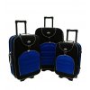Cestovní kufr RGL 801 - černý/světle modrý - malý