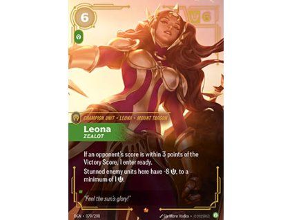 leona zealot sc