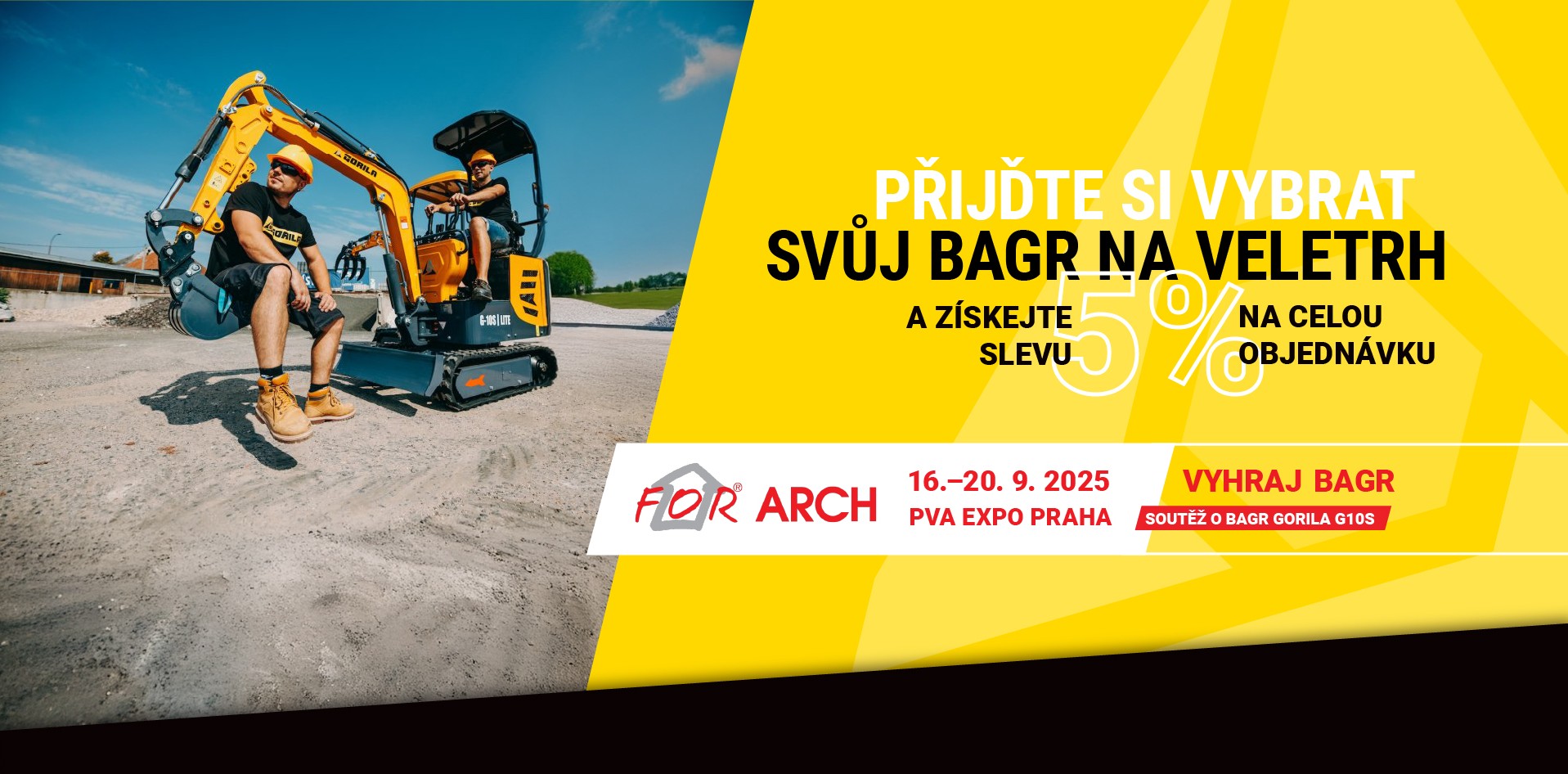 Gorila na veletrhu ForArch 2025