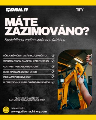 Správné zazimování pomáhá prodloužit jejich životnost, chrání důležité komponenty a zajistí bezproblémový start do nové...