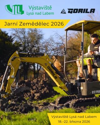 GORILA míří na veletrh Jarní Zemědělec 2026 a vy byste u toho neměli chybět.😎 Najdete nás v pavilonu C, kde představíme...