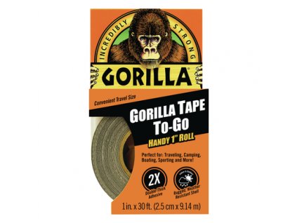 Gorilla Tape Handy Roll 25mm x 9,14m, lepicí páska černá