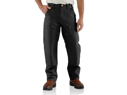 Kalhoty Carhartt - B01BLK Duck Double Front Logger Pant