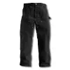 Kalhoty Carhartt - B01BLK Duck Double Front Logger Pant
