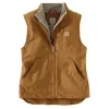 Dámská vesta Carhartt - 104224 211 Washed Duck Sherpa Lined Mock Neck Vest