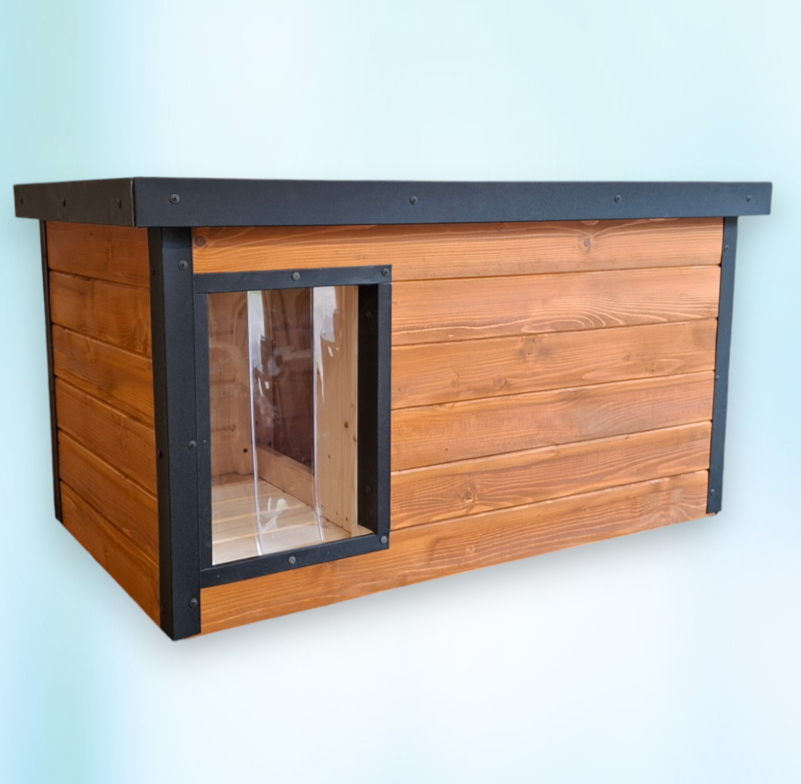 Dvierka na búdu - tepelná clona na vchod do búdy