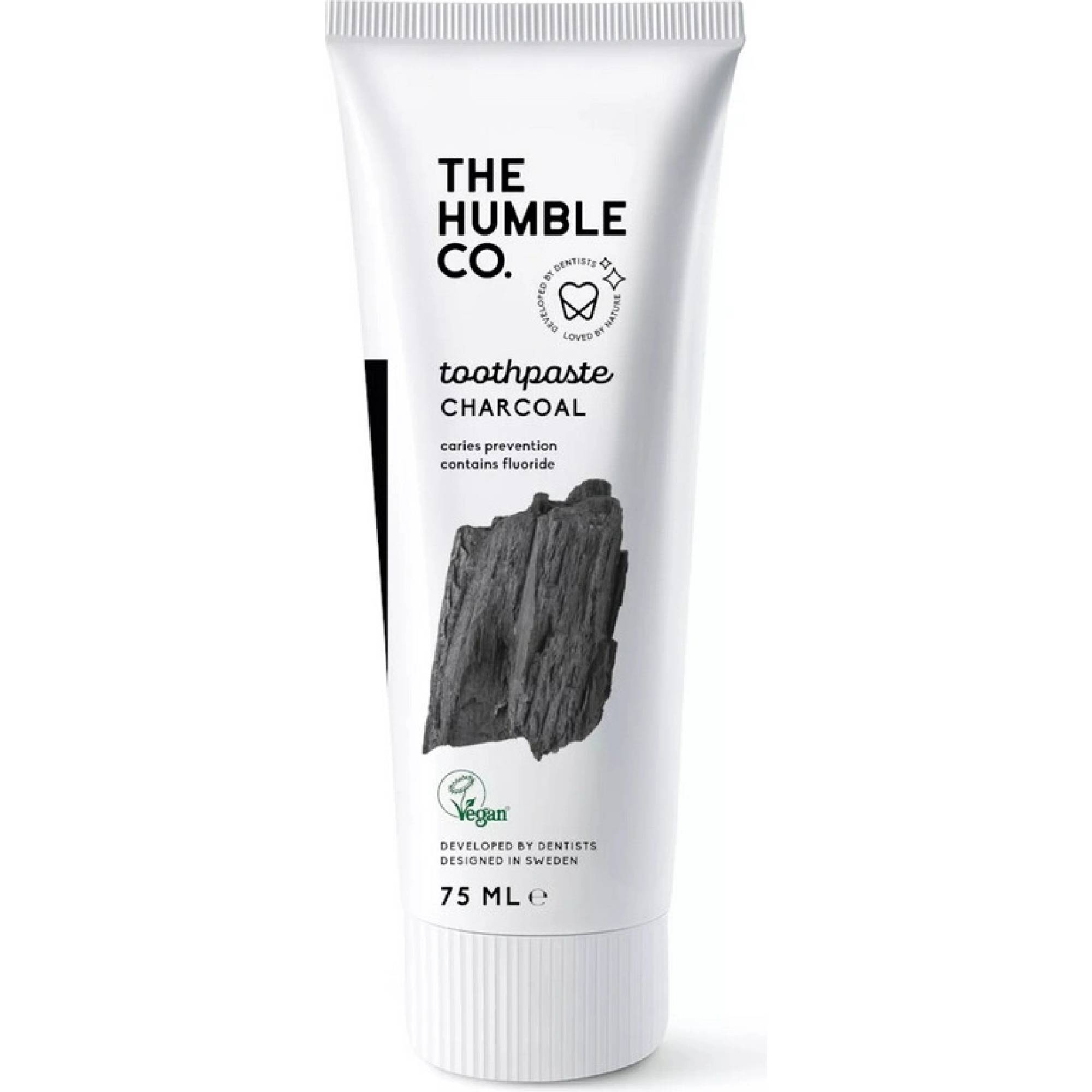 The Humble Co. Zubní pasta s černým uhlím 75 ml