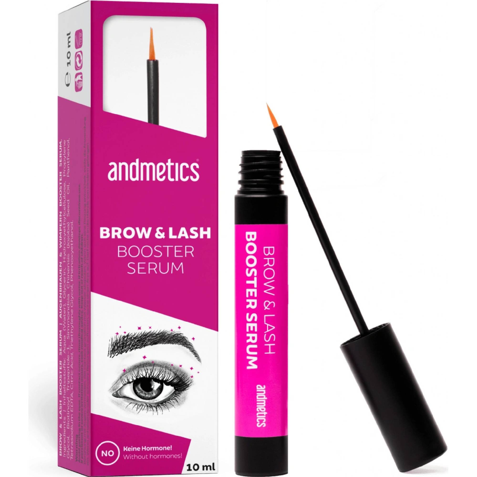 Andmetics Booster Serum Posilující sérum na řasy a obočí 10 ml