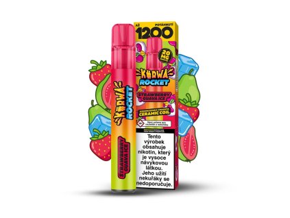 Kurwa ROCKET - STRAWBERRY GUAVA ICE 2%