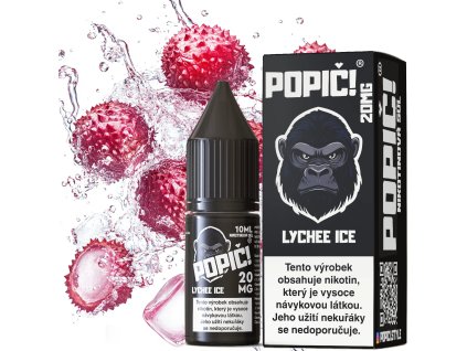 POPIČ e-liquid LYCHEE ICE 10ml 2%