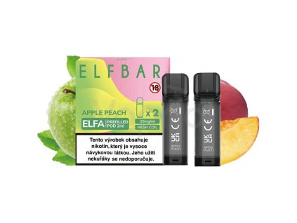 ELF BAR ELFA Pod náplň - APPLE PEACH  2%