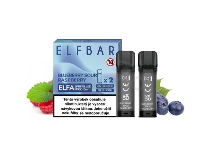 ELF BAR ELFA Pod náplň - BLUEBERRY SOUR RASPBERRY  2%