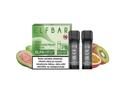 ELF BAR ELFA Pod náplň - KIWI PASSION FRUIT GUAVA  2%