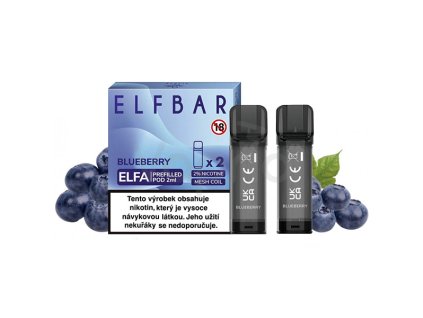 ELF BAR ELFA Pod náplň - BLUEBERRY  2%