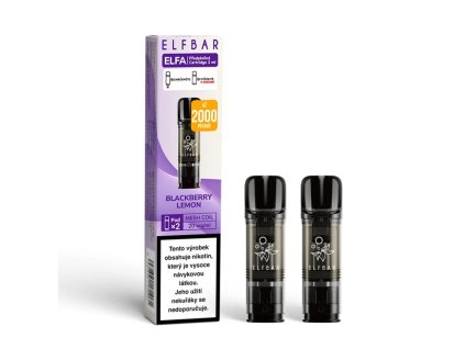 ELF BAR ELFA Pod náplň - BLACKBERRY LEMON  2%