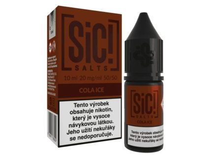 SIC! Salts e-liquid COLA ICE 10ml