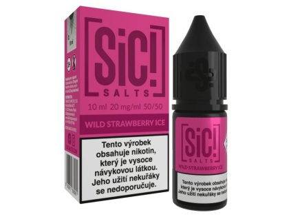 SIC! Salts e-liquid WILD STRAWBERRY ICE 10ml