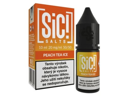 SIC! Salts e-liquid PEACH TEA ICE 10ml