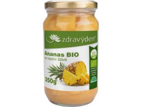 ananasový kompot bio