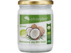 kokosový olej rawbio 450ml aspen