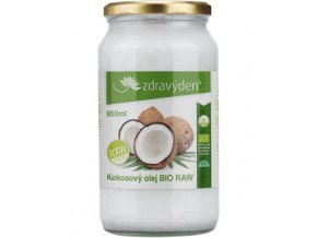 kokosový olej rawbio 950 ml aspen