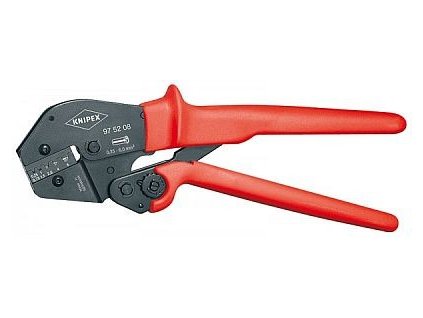 Kliešte lisovacie na káblové konektory-automatické Knipex
