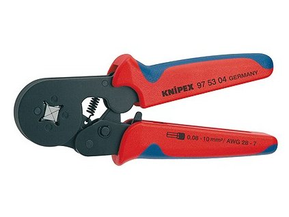 Kliešte lisovacie na káblové konektory-automatické Knipex