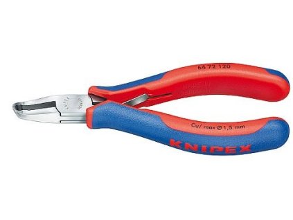 Štikacie kliešte čelné Knipex pre elektroniku