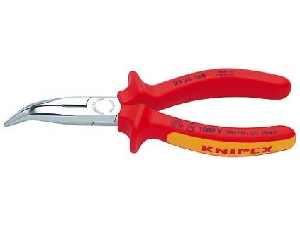 Kliešte pre jem.mech. 160 mm polguľaté Knipex VDE 1000V