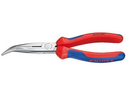Kliešte pologuľaté s bočným cvikom Knipex PVC
