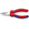 Kliešte úzke ploché kombinované "chrom" Knipex 145mm